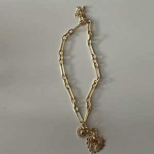 Gold Plated Charm Necklace (Foundrae Dupe)